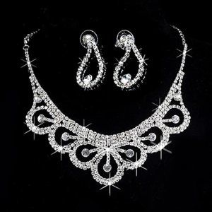 NS30 | Luxury Wedding Statement Necklace Set